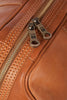 Reisetasche aus braunem Kalbsleder Detailansicht | Classic Duffle